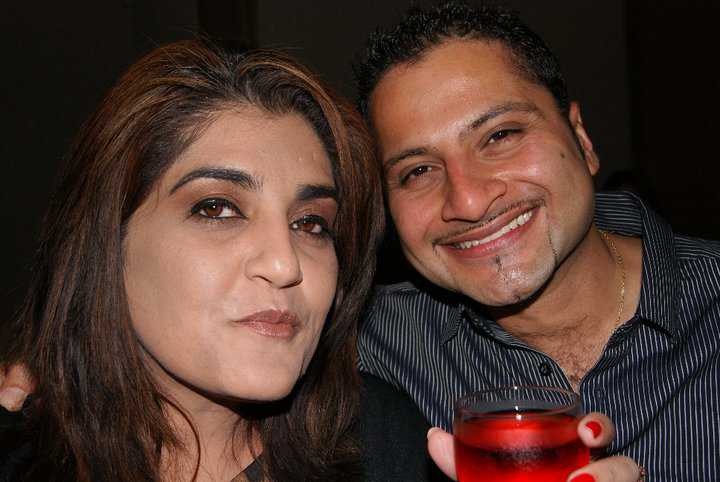 Kamal and I at my birthday in 2010