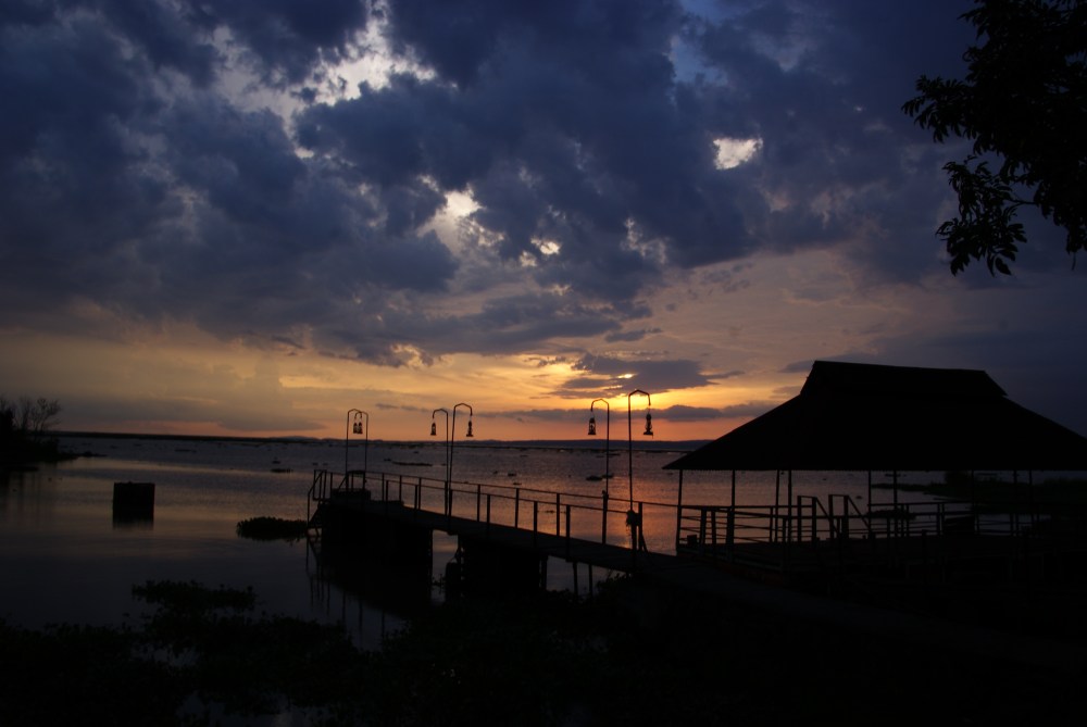 Sunset on Lake Victoria (at Kiboko Bay Resort)