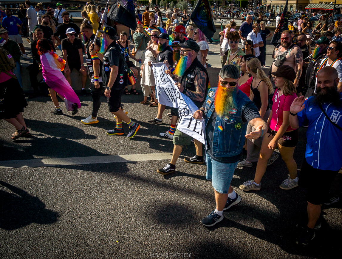 I got a heartfelt invite by the Bearded Villains to walk with them at Stockholm Pride Festival 2026.
